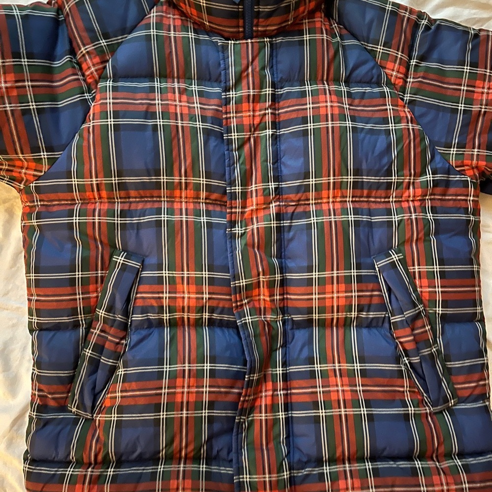 Plaid Puffer Jacket